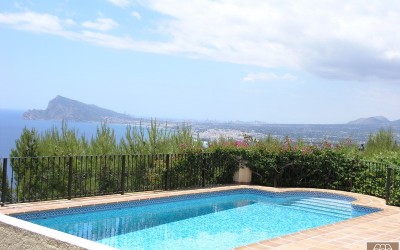 Rental villa with sea views in Altea Hills Costa Blanca (REF AH1)